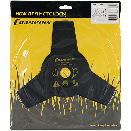 Нож CHAMPION 3-х зубчатый d=255*25.4mm (тип А) C5101