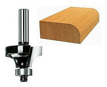 Фреза Makita карнизная(д\закругления),2лезвия,хв-8мм,R2х9.5мм