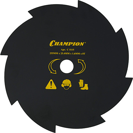 Нож CHAMPION 8 зубчатый d=255*25.4mm C5115